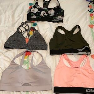 lot of VS sports bras
